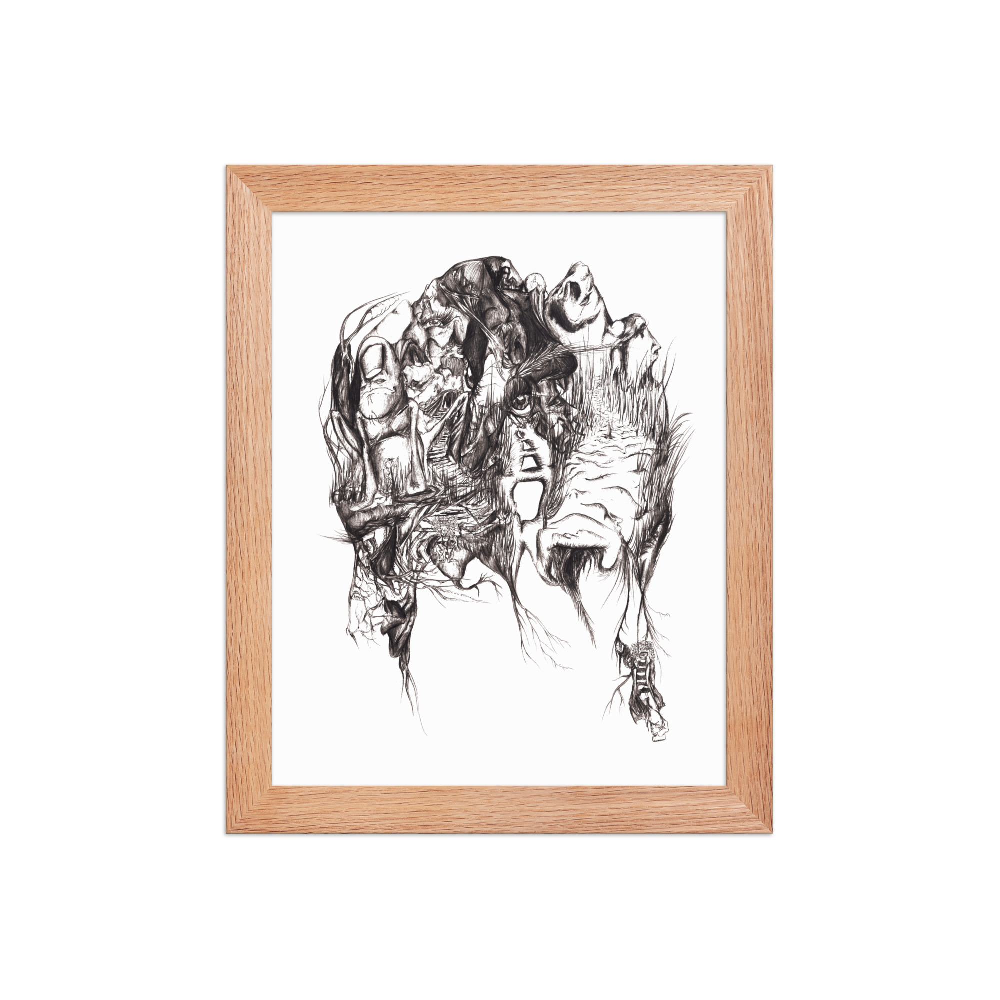 'Into' Framed poster - Image 2