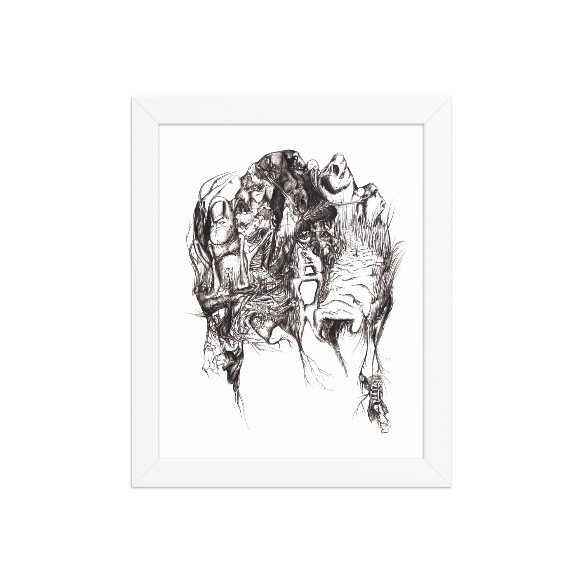 'Into' Framed poster - Image 3